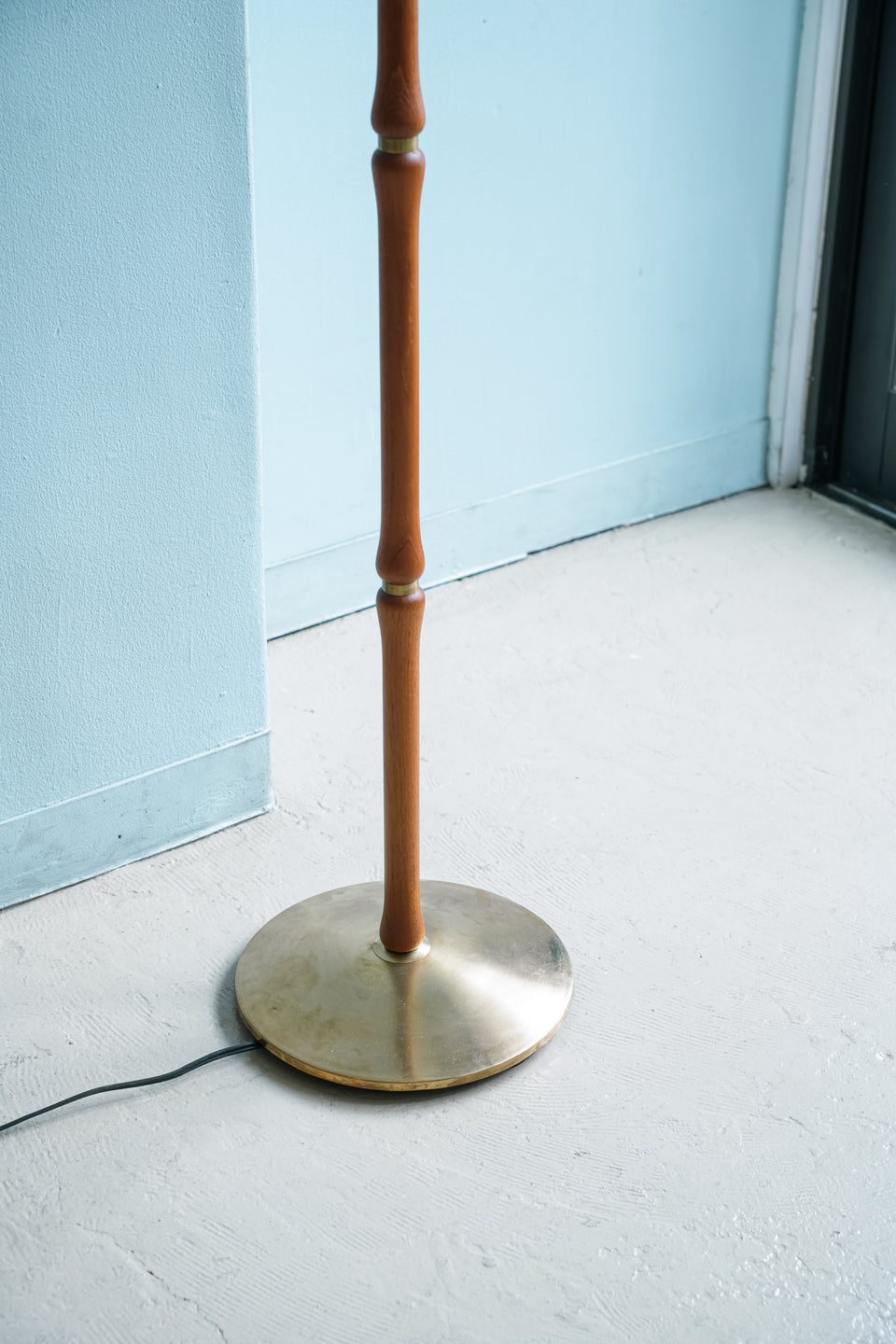 Teak Brass Floor Stand Light Danish Vintage/デンマークヴィンテージ フロアスタンドライト チーク材 真鍮