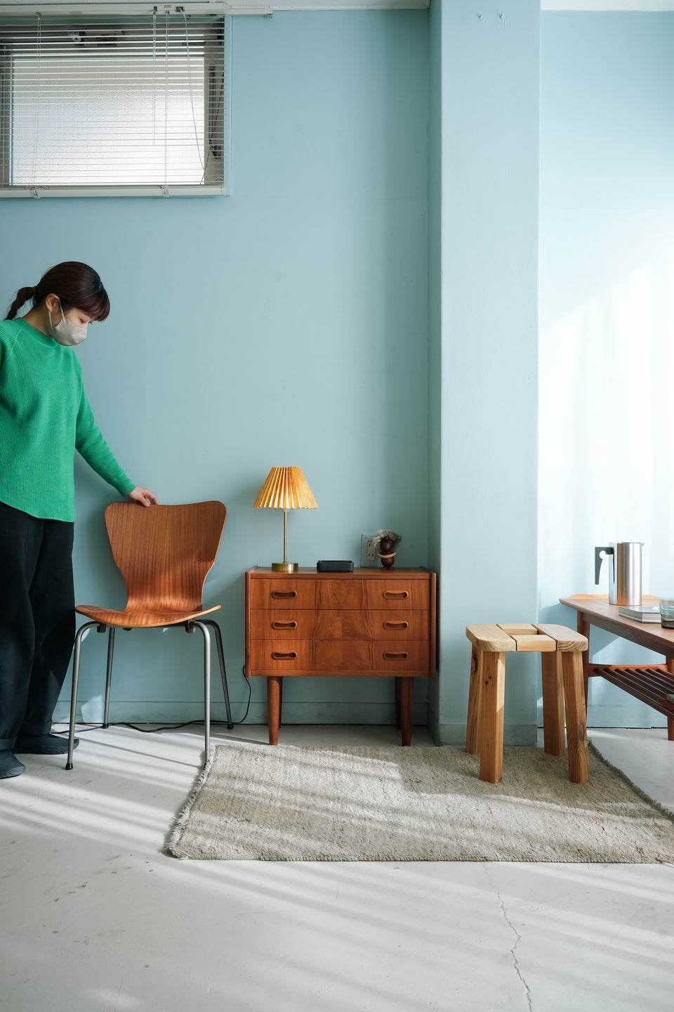 Teakwood 3drawer Small Chest Danish Vintage/デンマークヴィンテージ スモールチェスト 3段 チーク材 北欧家具