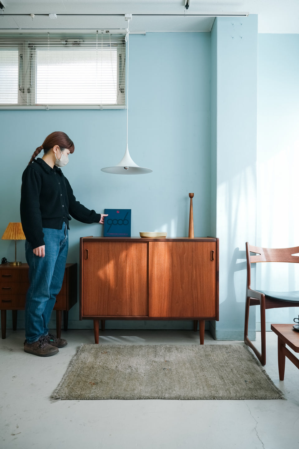 デンマークヴィンテージ キャビネット サイドボード チーク材 北欧家具