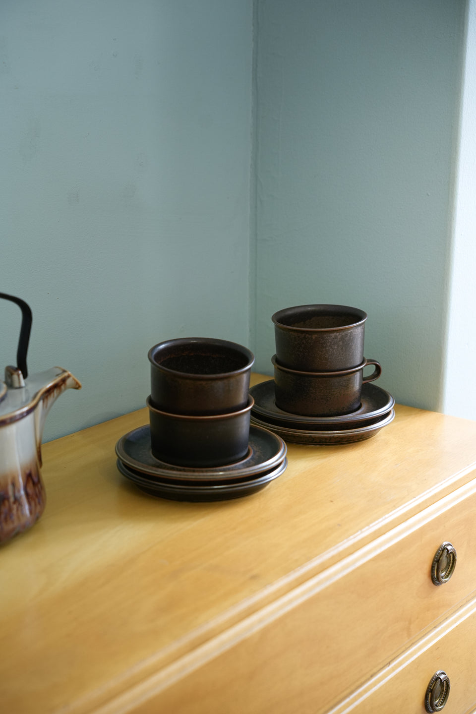 Vintage ARABIA Ruska Tea Cup and Saucer/アラビア ルスカ ティーカップ&ソーサー 北欧ヴィンテージ食器
