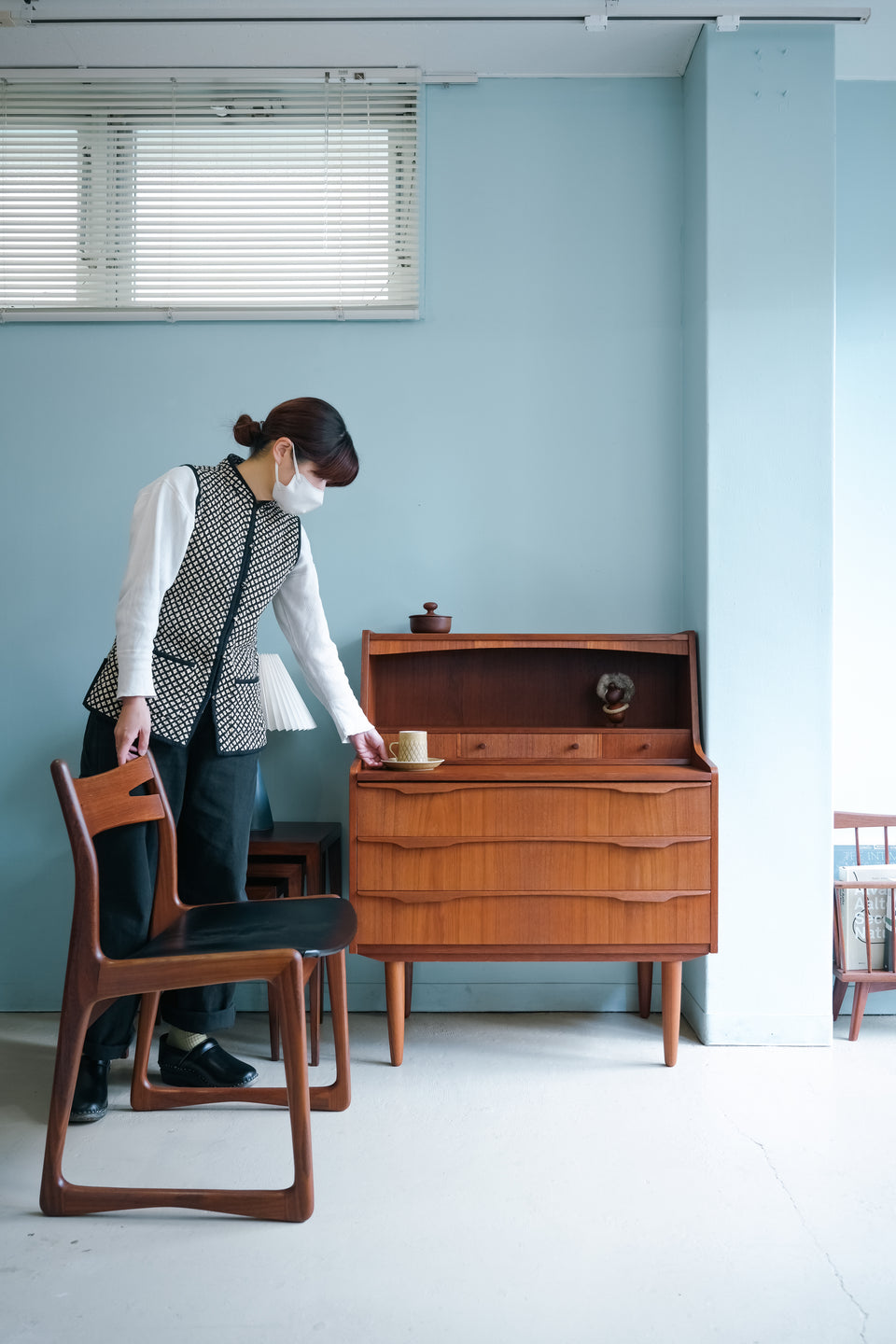 Writing Bureau Dresser Danish Vintage/デンマークヴィンテージ ライティングビューロー ドレッサー