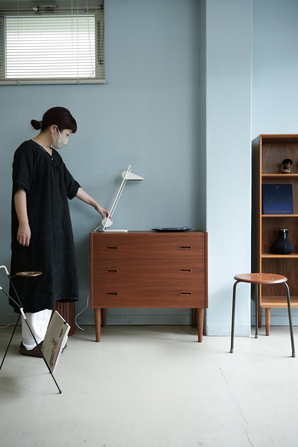 デンマークヴィンテージ 3段チェスト チーク材/3drawer Teak Chest