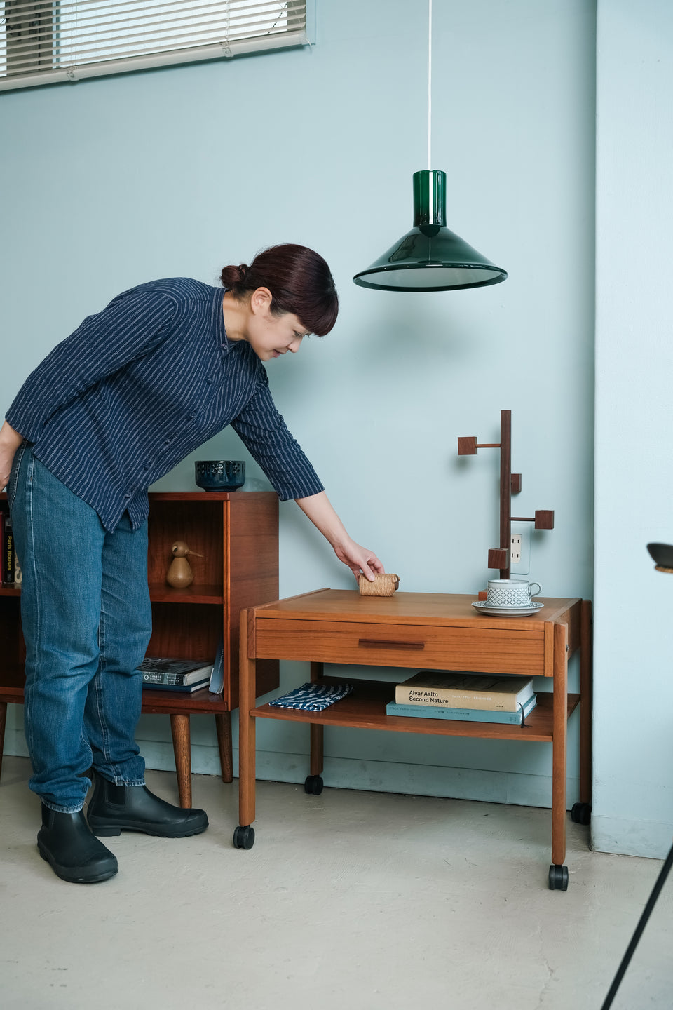 Danish Vintage PBJ Møbler Trolley Wagon Side Table/デンマークヴィンテージ トロリー ワゴン サイドテーブル 北欧家具
