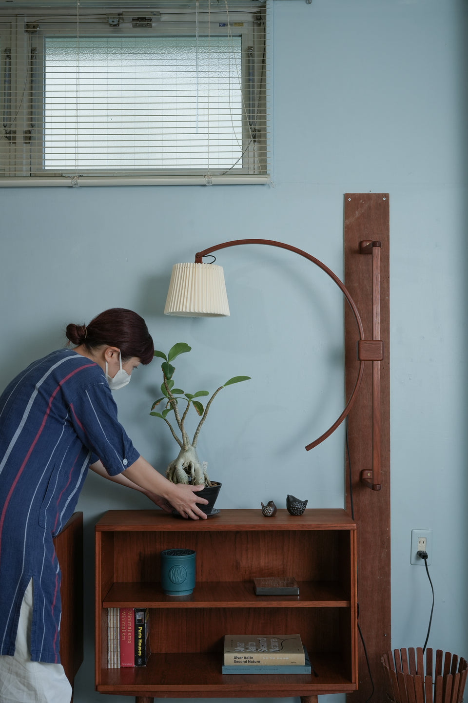 Danish Vintage Teak Adjustable Wall Lamp/デンマークヴィンテージ ウォールランプ チーク材
