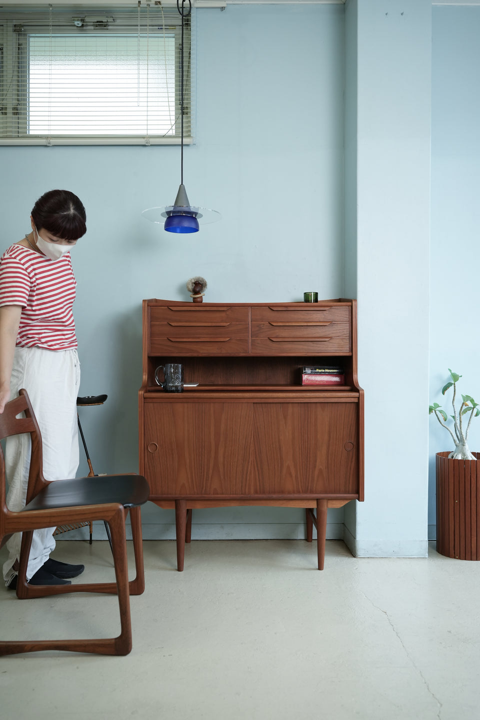 Teakwood Writing Bureau Danish Vintage/デンマークヴィンテージ ライティングビューロー チーク材
