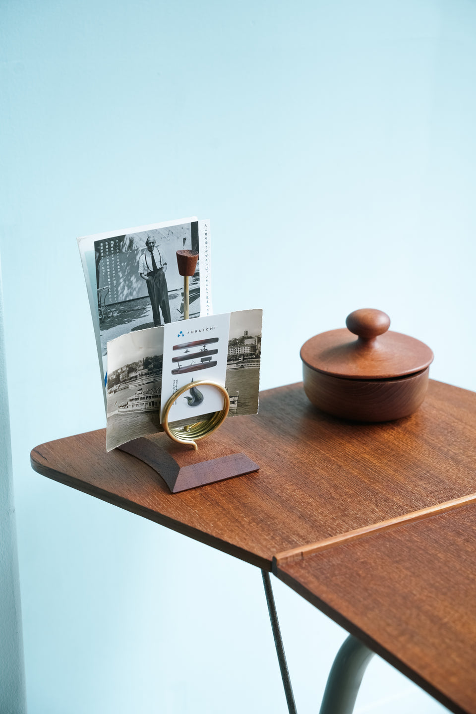 Danish Vintage Postcard Holder/デンマークヴィンテージ ポストカードホルダー チーク材