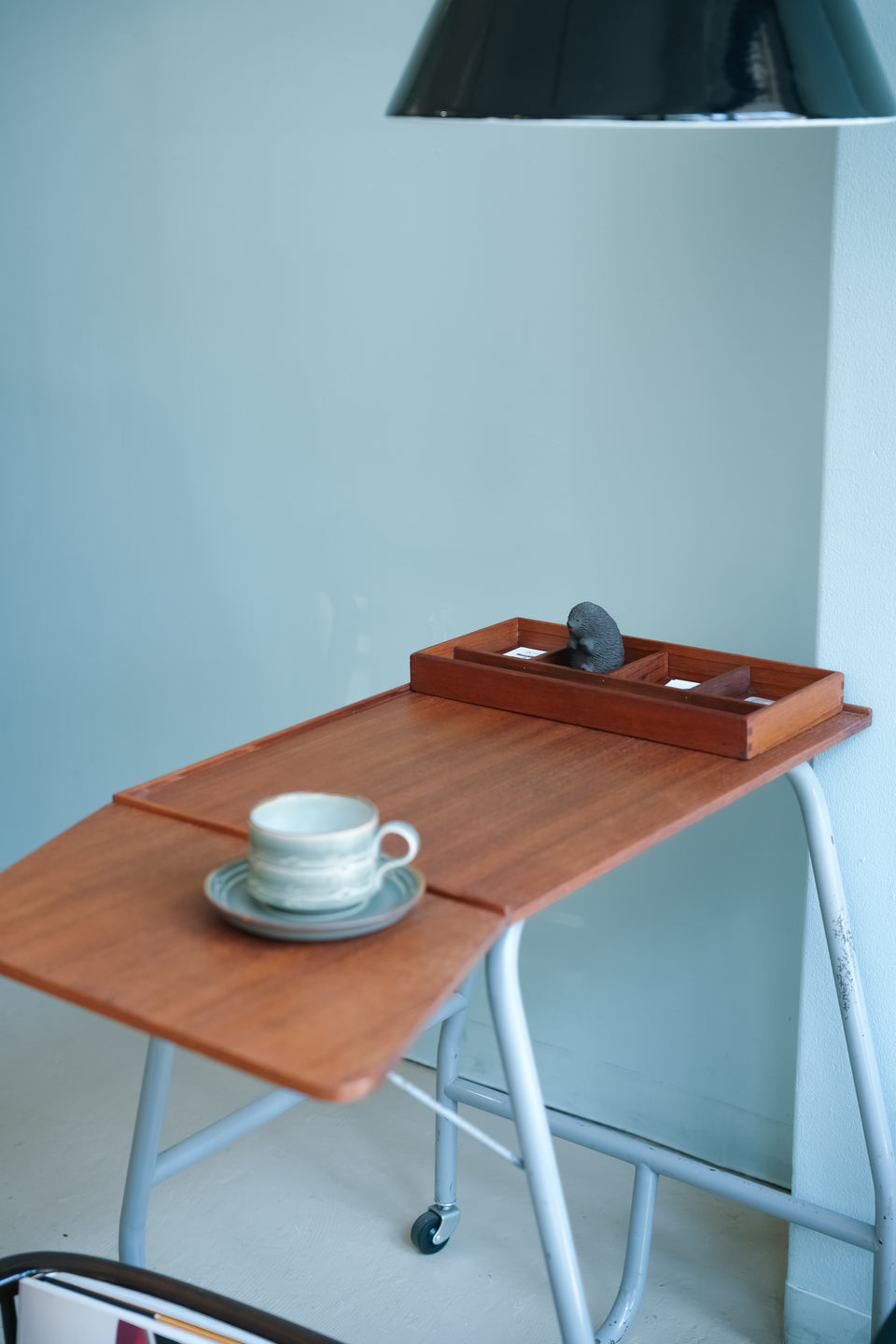 Danish Vintage Teak Desk Organizer Tray/デンマークヴィンテージ チークトレイ