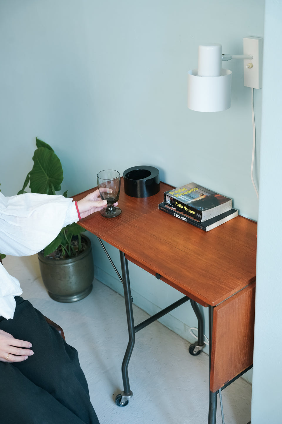 デンマークヴィンテージ タイプライターテーブル デスク 北欧家具