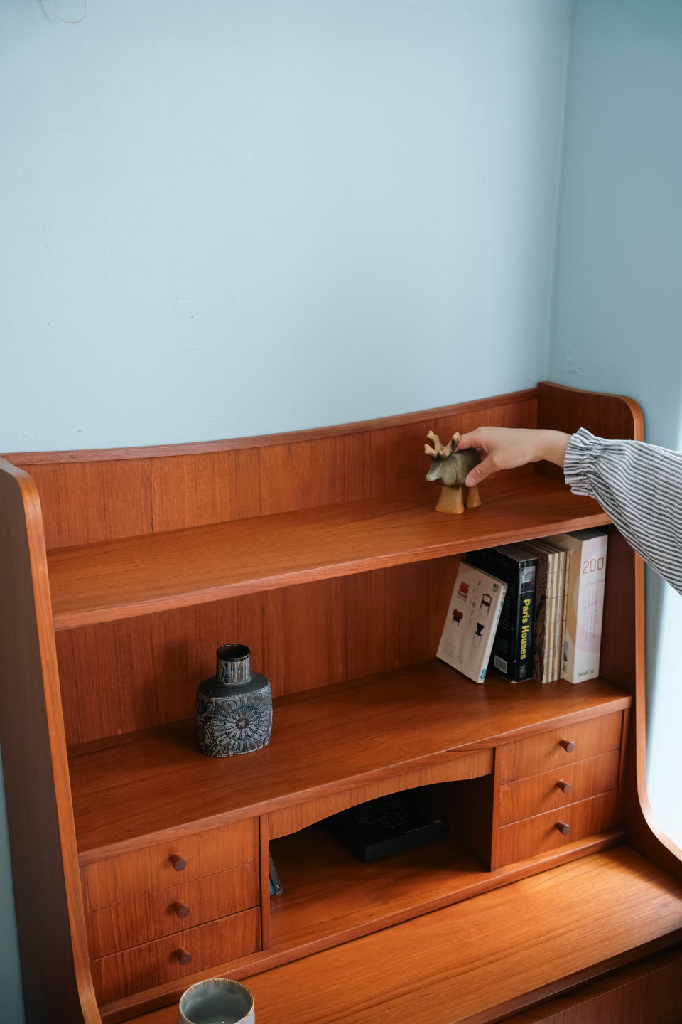 Danish Vintage Writing Bureau Dresser Teak/デンマークヴィンテージ ライティングビューロー ドレッサー チーク材