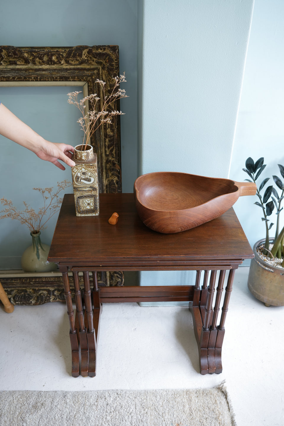 Ethan Allen イーセンアーレン 米国 ネストテーブル アンティーク Ethan Allen イーセンアーレン 米国 ネストテーブル アンティーク イー