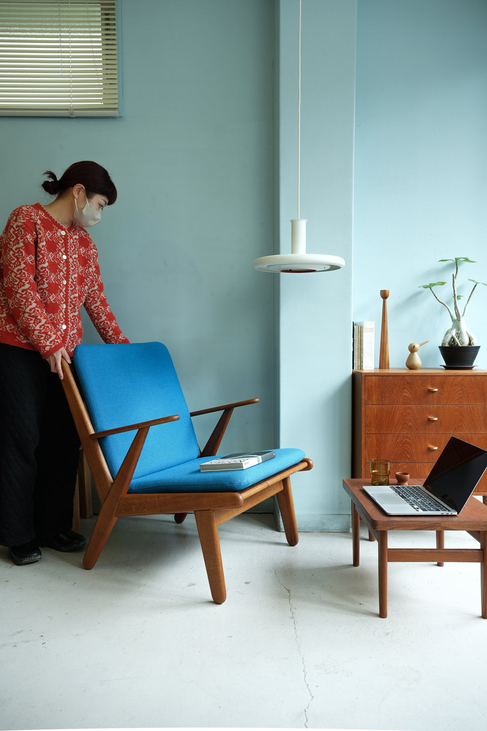 FDB Møbler Poul M. Volther Easy Chair J53/FDBモブラー ポール・M・ヴォルタ イージーチェア 1Pソファ オーク材 北欧家具