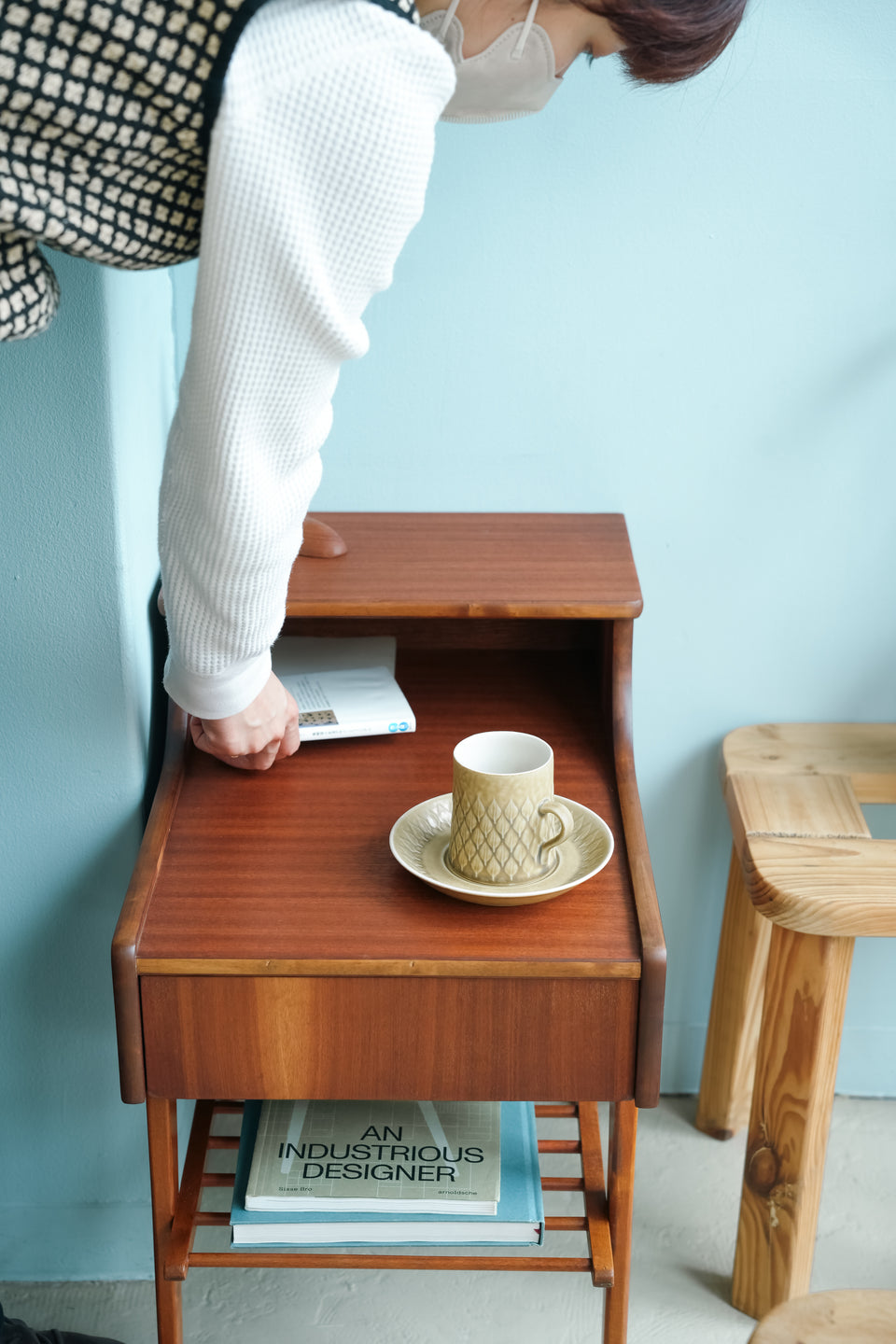 Ferdinand Lundquist AB Bedside Table Swedish Vintage/スウェーデンヴィンテージ ベッドサイドテーブル チェスト 北欧家具