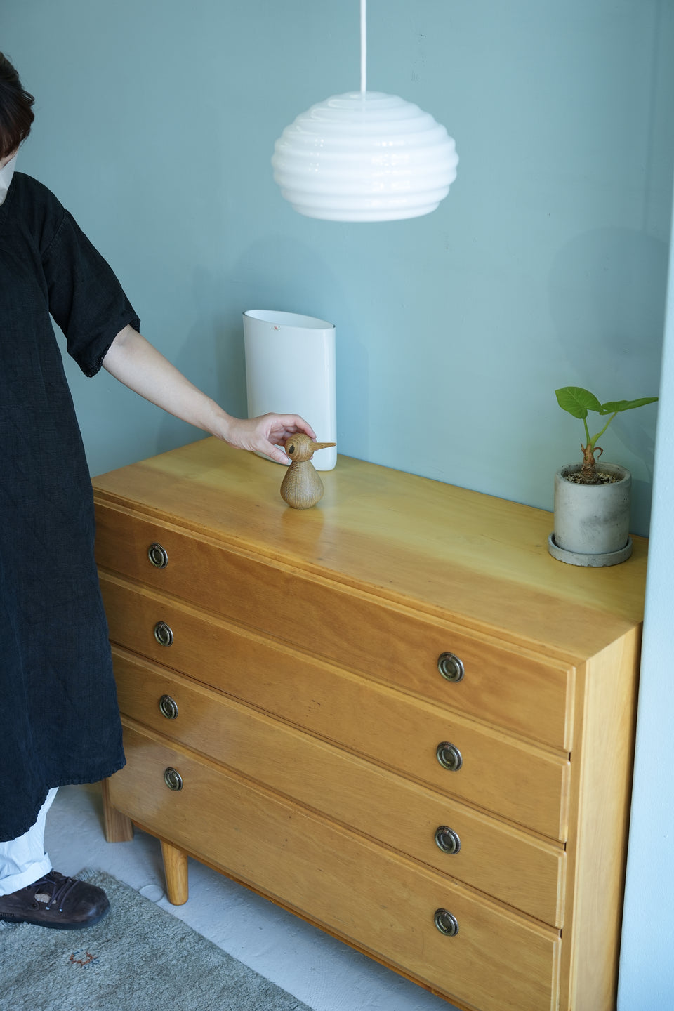 Finnish Vintage Asko Anjala 4drawer Chest Olli Borg/フィンランドヴィンテージ アスコ 4段チェスト オッリ・ボルグ 北欧家具