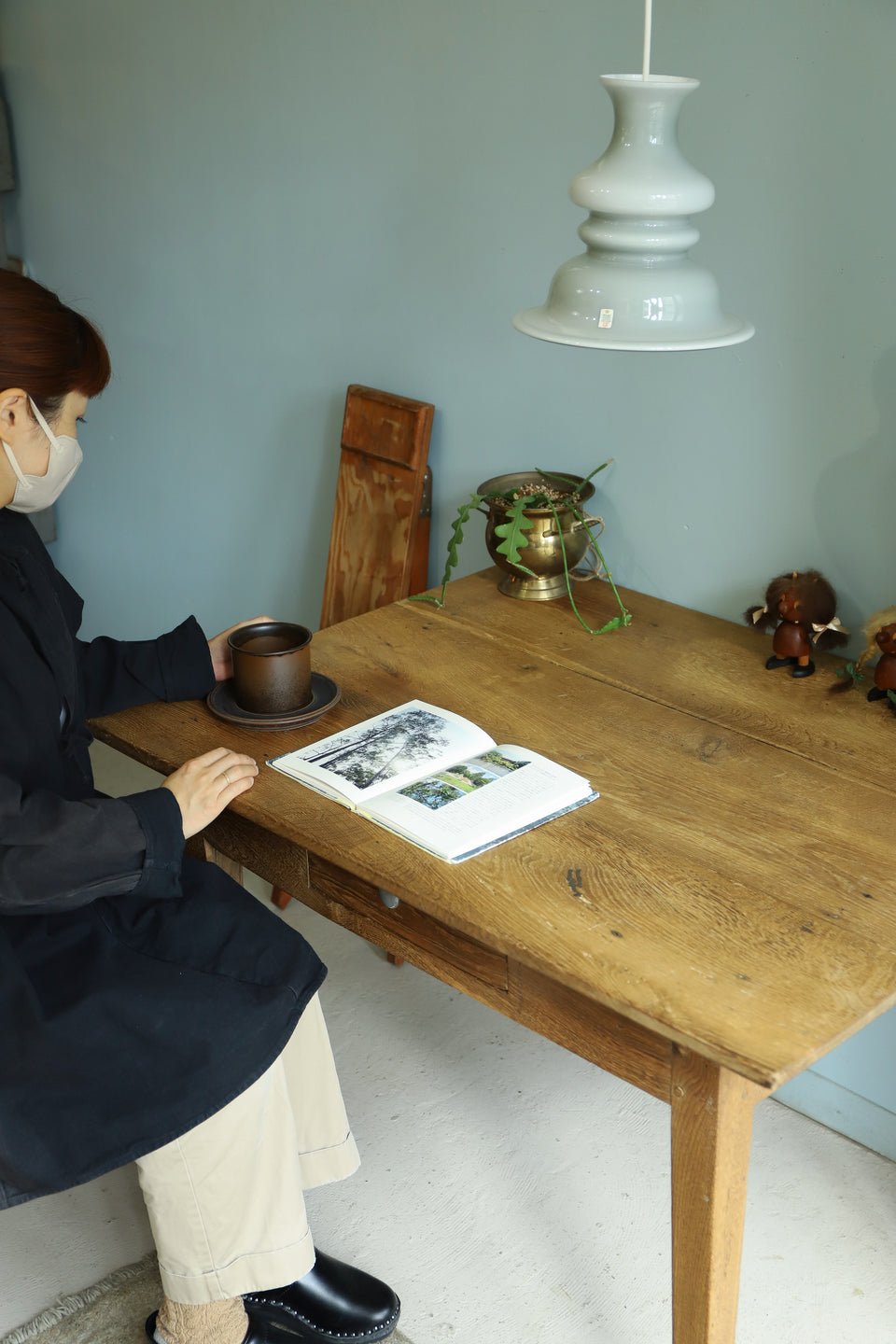 French Antique Work Table Desk/フランスアンティーク ワークテーブル デスク