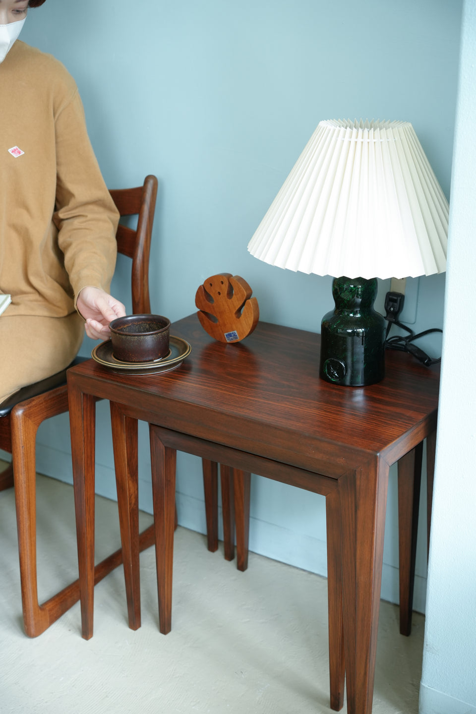 Haslev Rosewood Nesting Table Danish Vintage/ハスレヴ ネストテーブル ローズウッド材