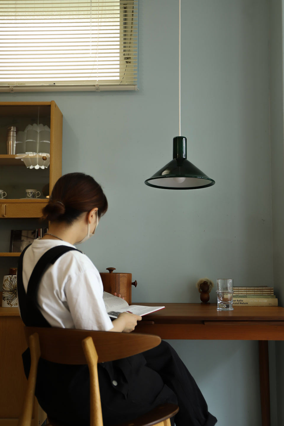 Holmegaard Pendant Light P&T Green Michael Bang/ホルムガード ペンダントライト マイケル・バング 照明 デンマークヴィンテージ