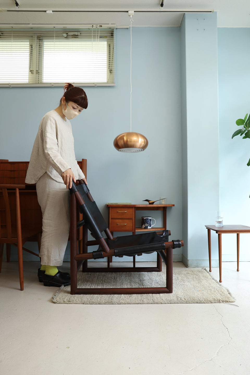 Midcentury Vintage Rosewood Sling Chair/ミッドセンチュリーヴィンテージ スリングチェア ローズウッド