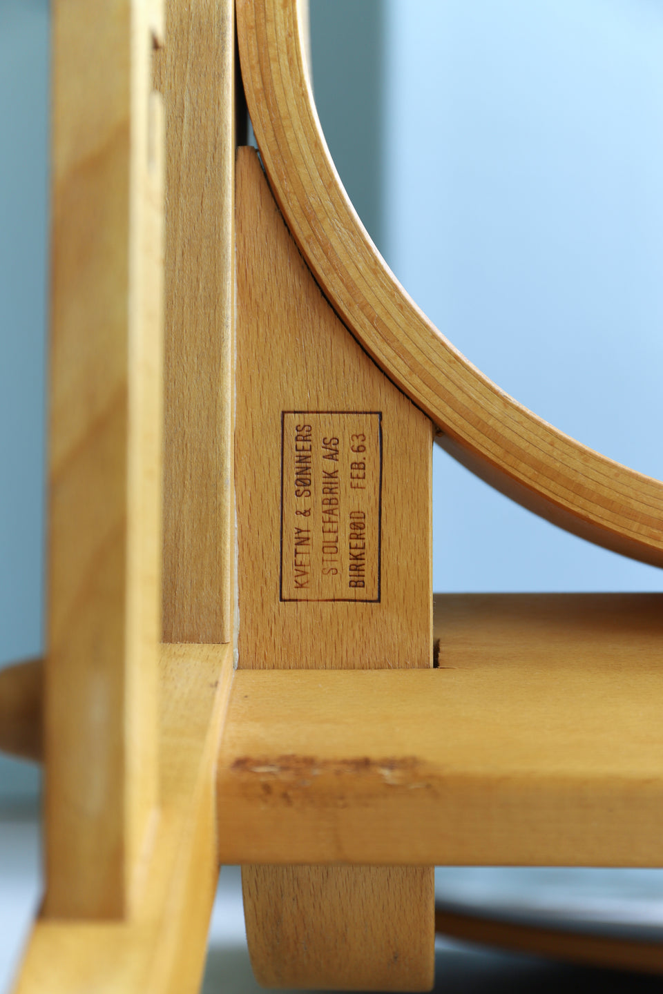 Kvetny & Sønners Stolefabrik School Chair Danish Vintage/デンマークヴィンテージ スクールチェア 椅子 北欧家具