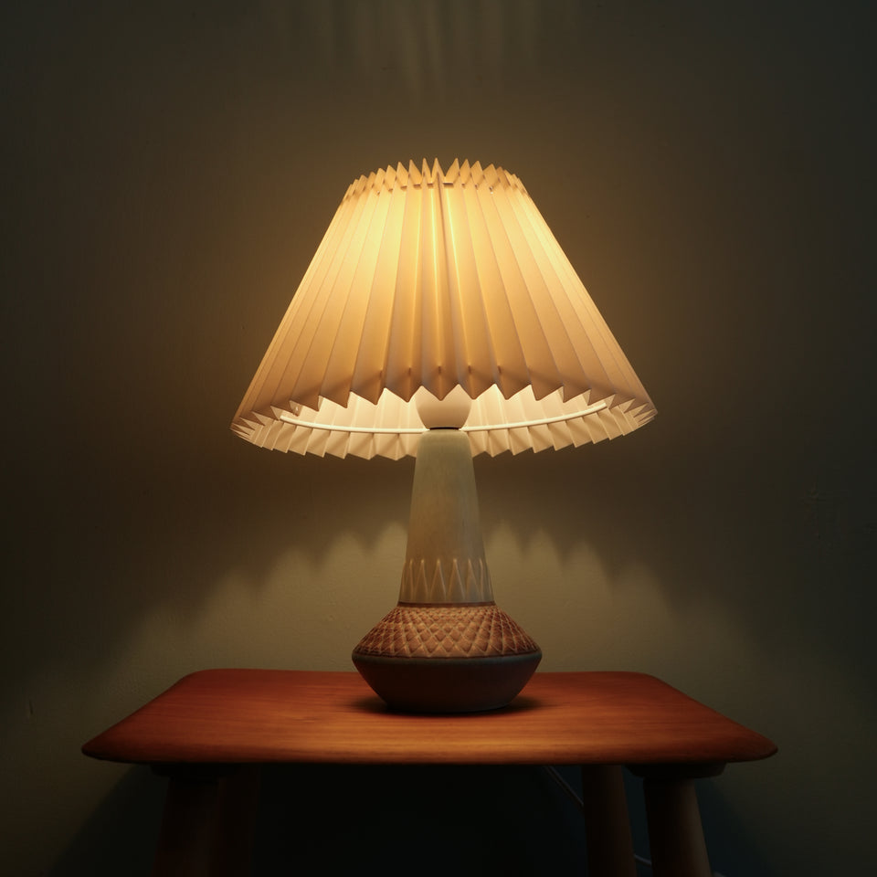 Soholm Table Lamp Model 926 Light Blue and Brown/テーブルランプ エイナー・ヨハンセン スーホルム デンマークヴィンテージ