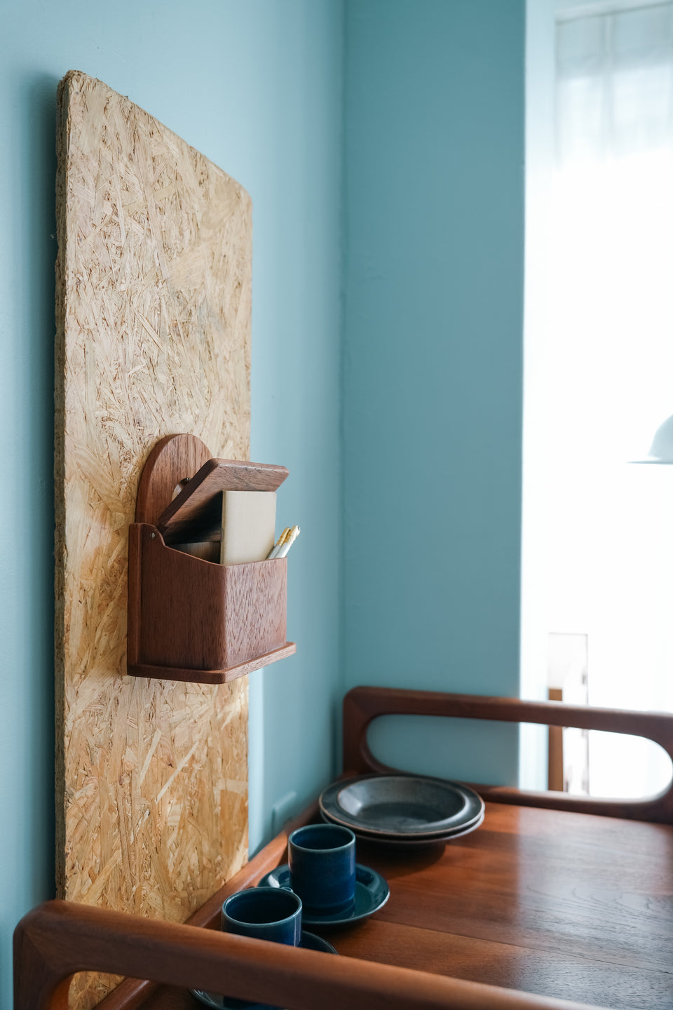 Swedish Vintage AKTA BANGKOK TEAK Salt Box/スウェーデンヴィンテージ ソルトボックス チーク材 北欧インテリア