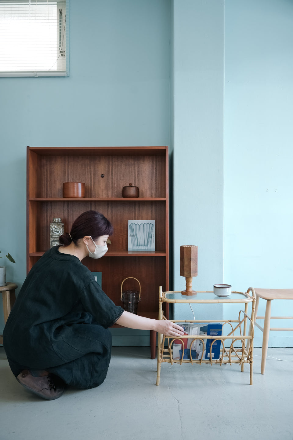 Swedish Vintage Pinewood Table Lamp/スウェーデンヴィンテージ テーブルランプ パイン材
