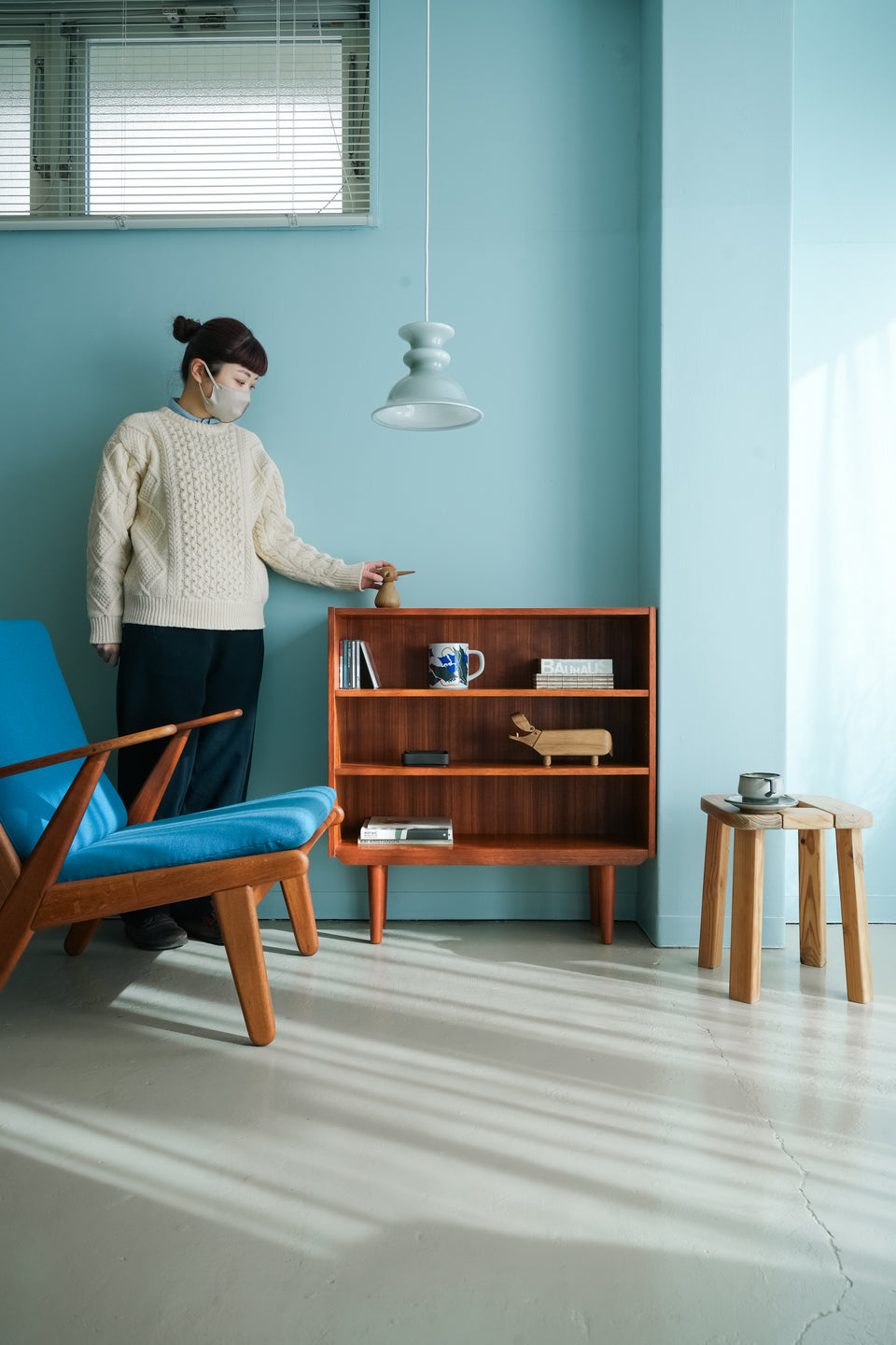 Teak Small Bookcase Danish Vintage/デンマークヴィンテージ スモールブックケース 本棚 チーク材 北欧家具