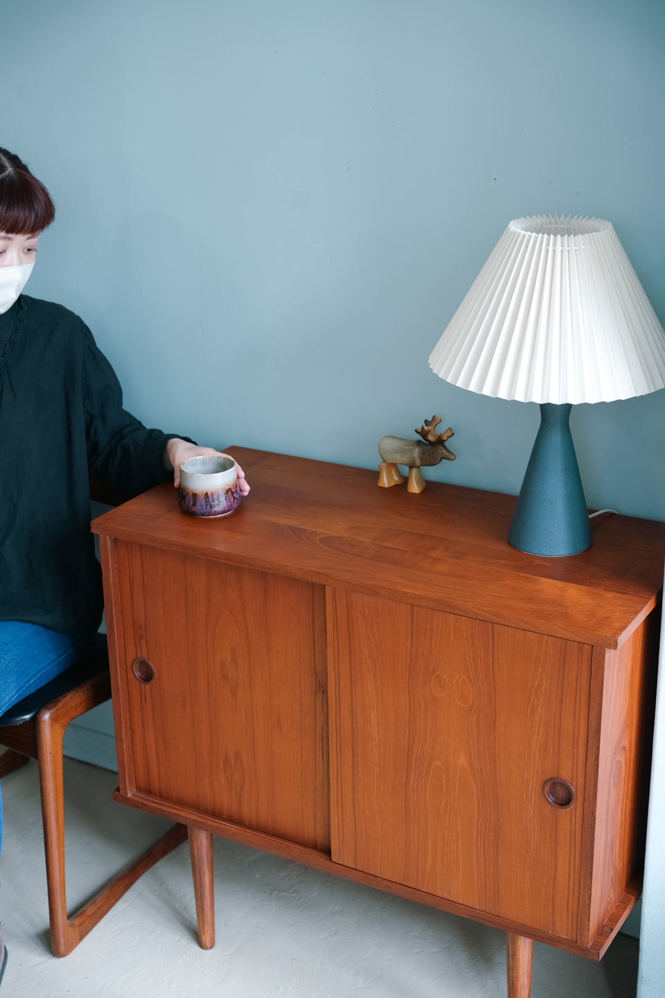 Teak Small Side Board Danish Vintage/デンマークヴィンテージ スモールサイドボート チーク材