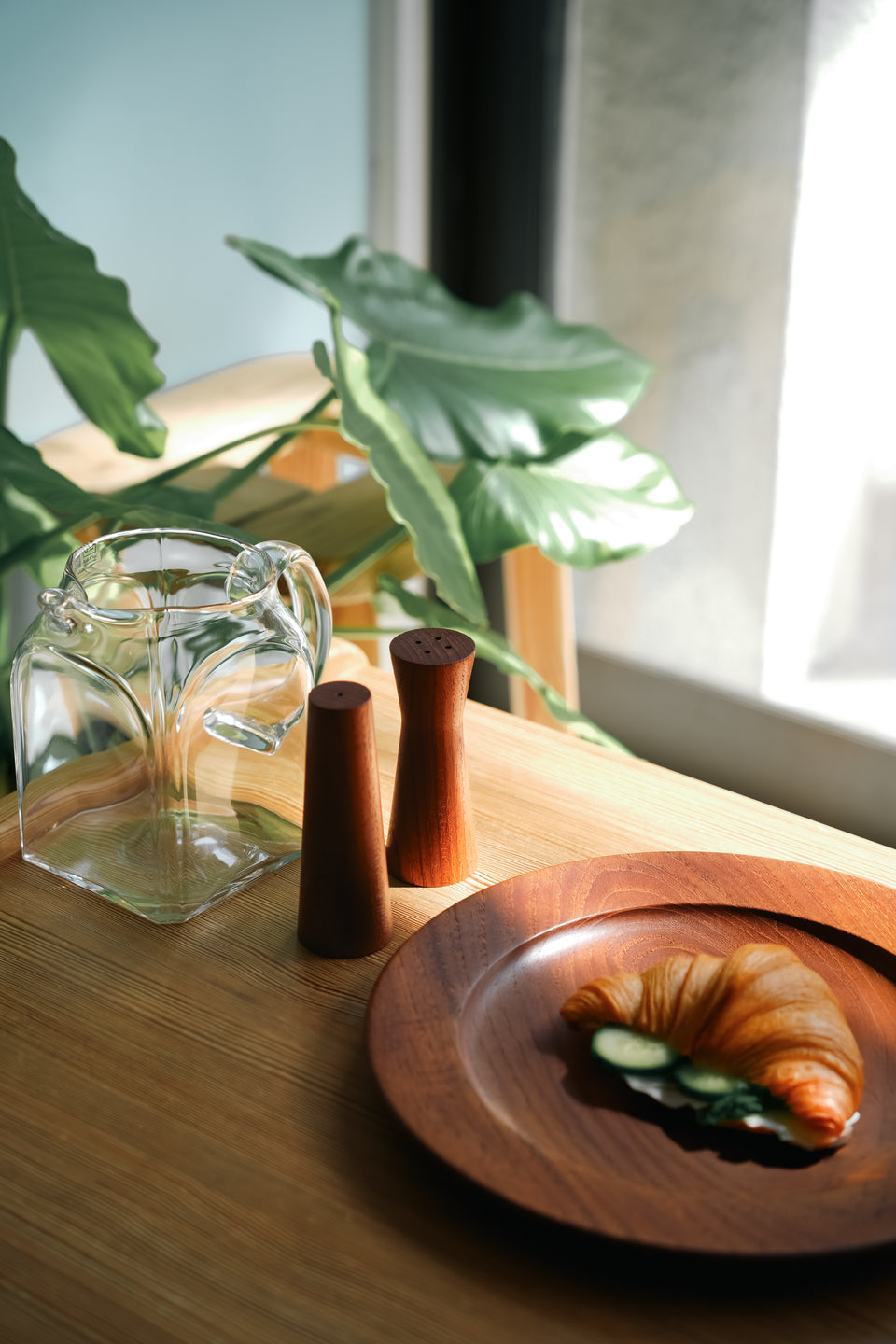 Vintage Teakwood Salt & Pepper Shakers/ヴィンテージ ソルト&ペッパー シェイカー チーク材 北欧雑貨