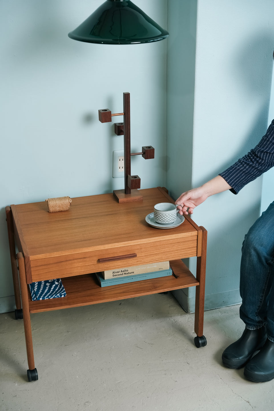 Danish Vintage PBJ Møbler Trolley Wagon Side Table/デンマークヴィンテージ トロリー ワゴン サイドテーブル 北欧家具
