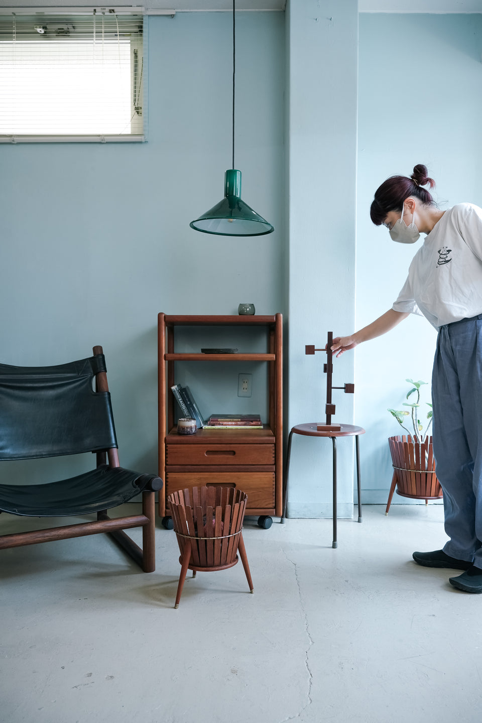 Teak Plant Stand Danish Vintage/デンマークヴィンテージ プラントスタンド チーク材
