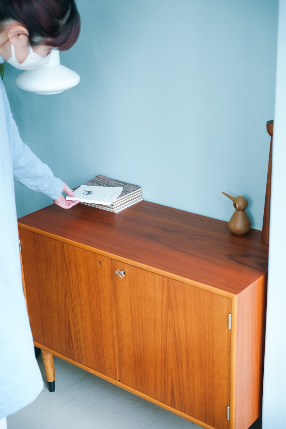 AB Mobelfabriken Ornen Slim Side Board Swedish Vintage/スウェーデンヴィンテージ スリムサイドボード キャビネット