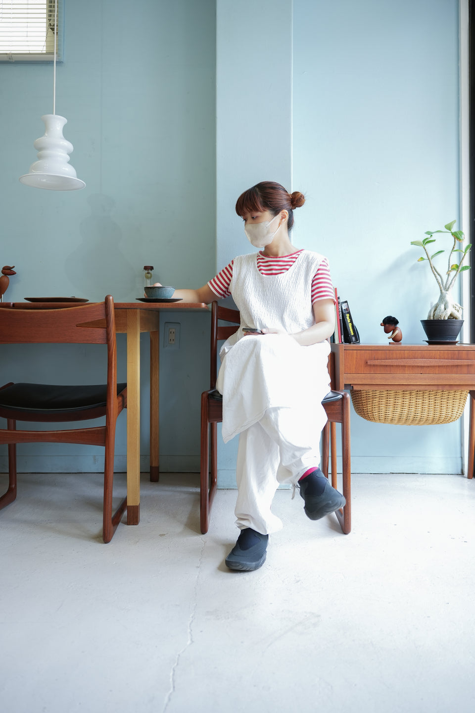 Danish Vintage Dining Chair Sculptural Design/デンマークヴィンテージ ダイニングチェア 椅子 チーク材 北欧家具