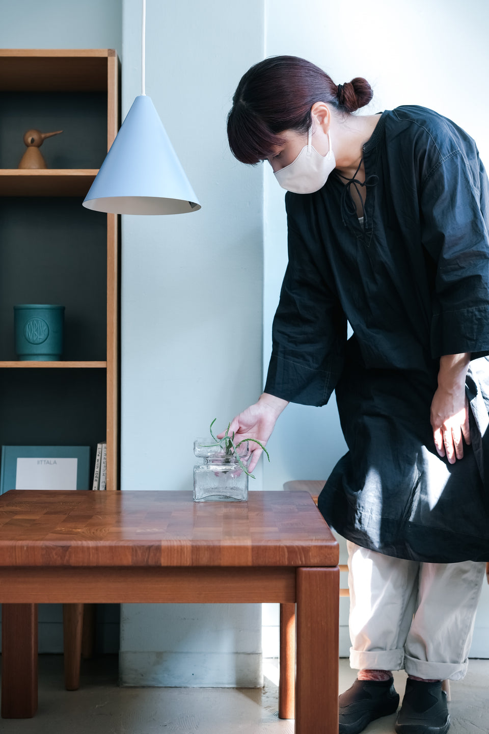 Riihimäen Lasi Pala Vase Clear Helena Tynell/リーヒマエン・ラシ パラ クリア フラワーベース 花瓶 ヘレナ・ティネル