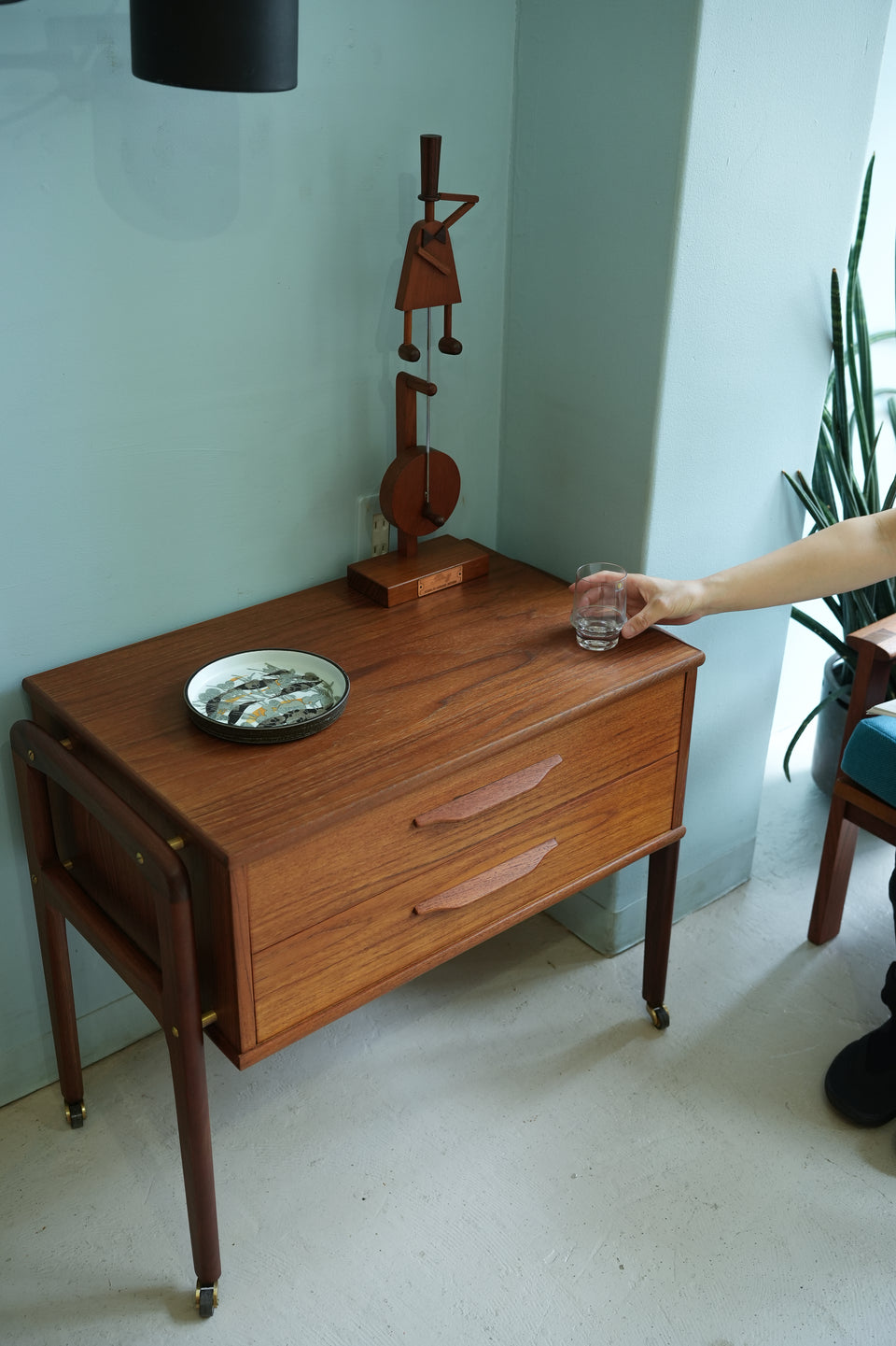 Danish Vintage Sewing Wagon Side Chest/デンマークヴィンテージ ソーイングワゴン サイドチェスト 北欧家具