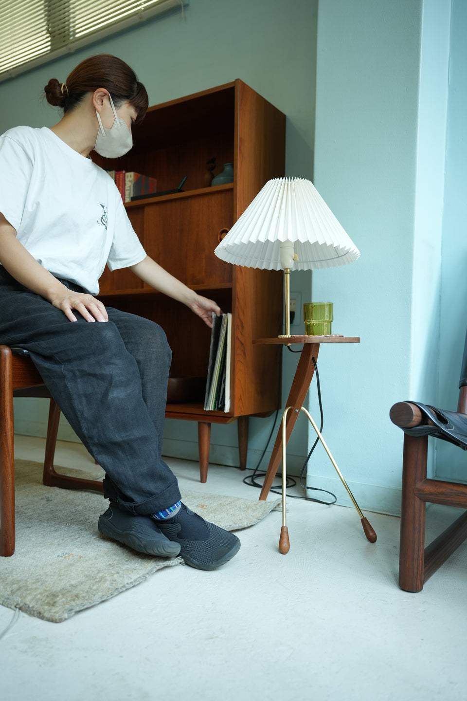 Danish Vintage Tripod Side Table Lamp/デンマークヴィンテージ サイドテーブルランプ 照明 北欧インテリア