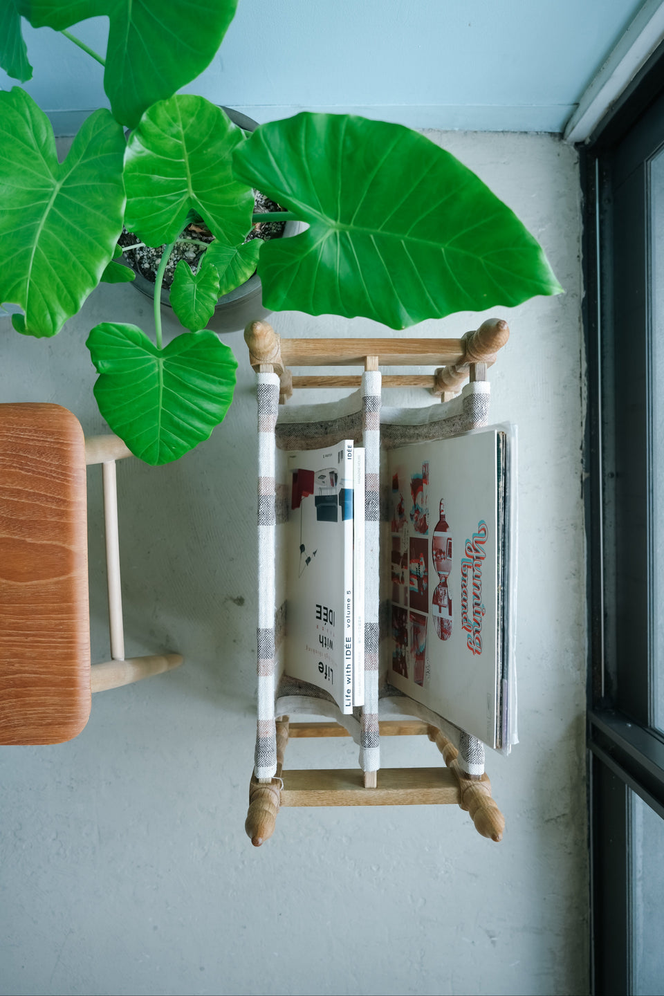 Danish Vintage Oak Magazine Rack/デンマークヴィンテージ マガジンラック オーク材
