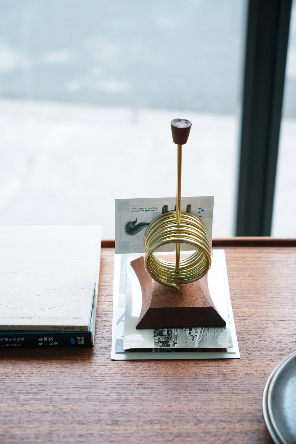 Danish Vintage Postcard Holder/デンマークヴィンテージ ポストカードホルダー チーク材