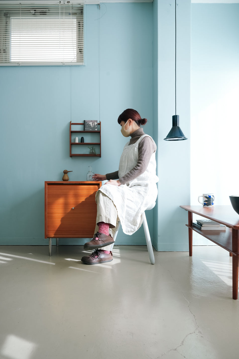 Danish Vintage Shoemaker Chair Stool/デンマークヴィンテージ シューメーカーチェア ミルクスツール