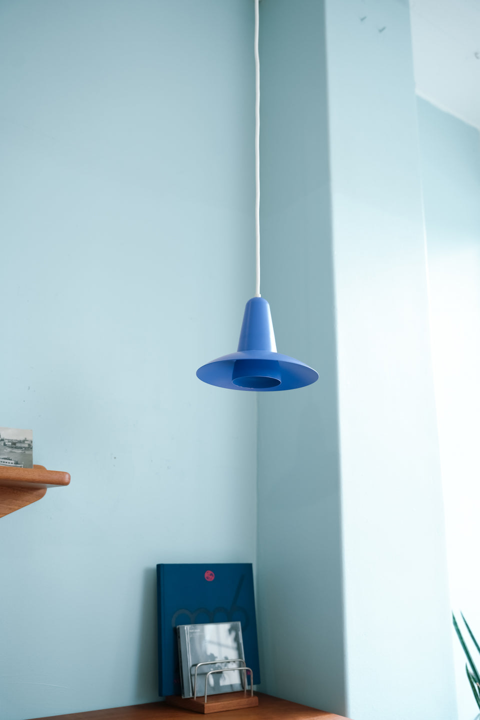 Danish Vintage Small Blue Pendant Light/デンマークヴィンテージ ペンダントライト