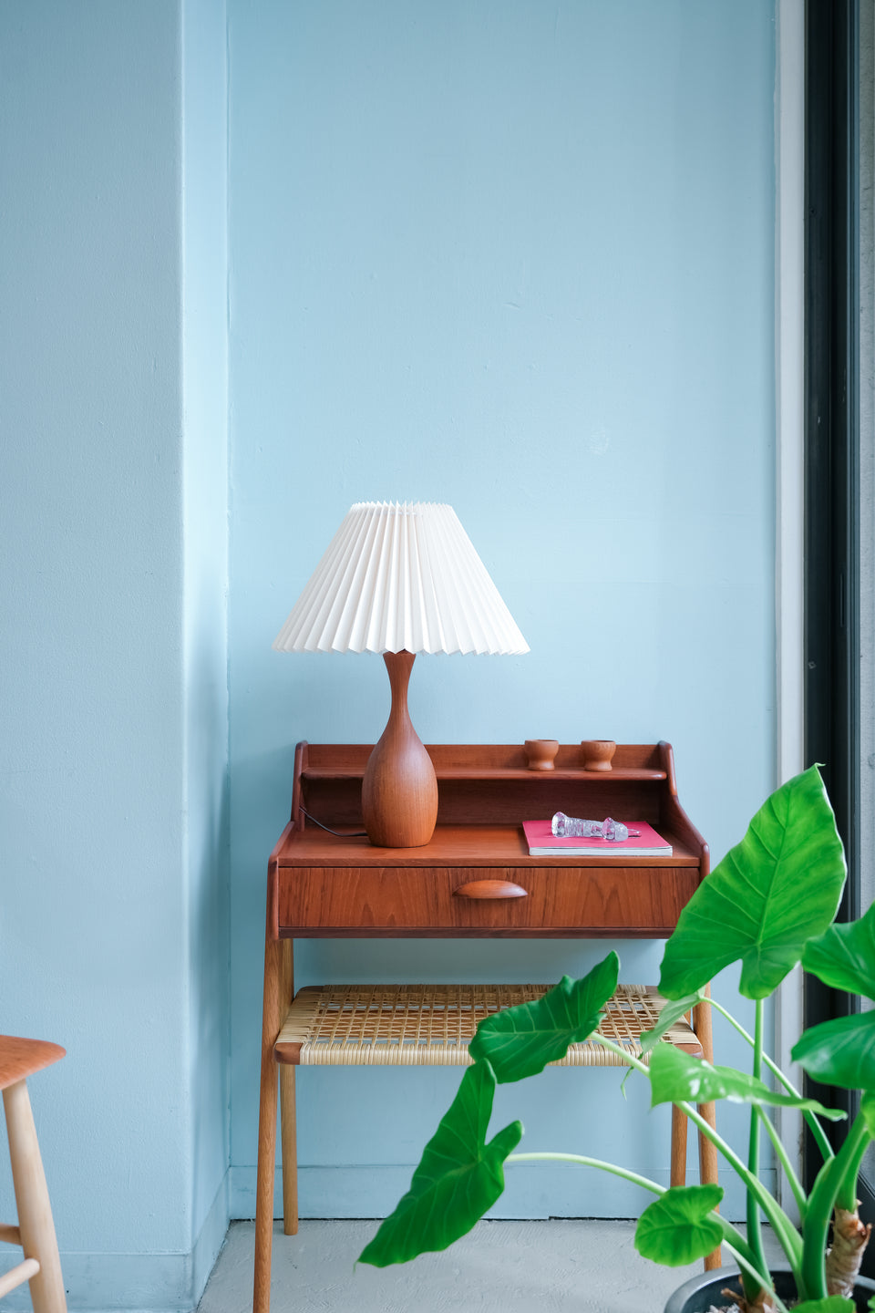 Danish Vintage Table Lamp Teak/デンマークヴィンテージ チーク材 テーブルランプ