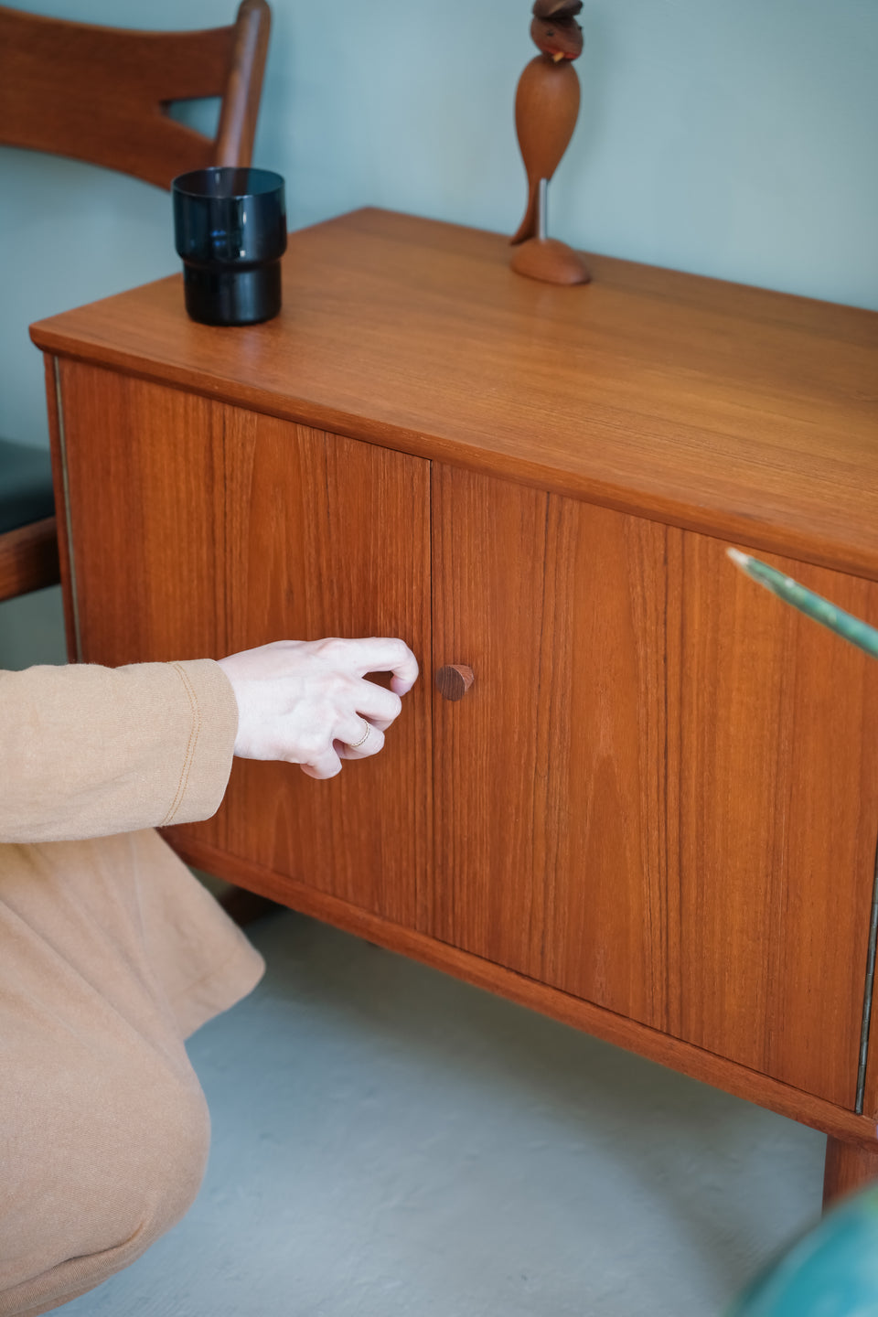 Danish Vintage Teak Small Cabinet/デンマークヴィンテージ スモールキャビネット チーク材