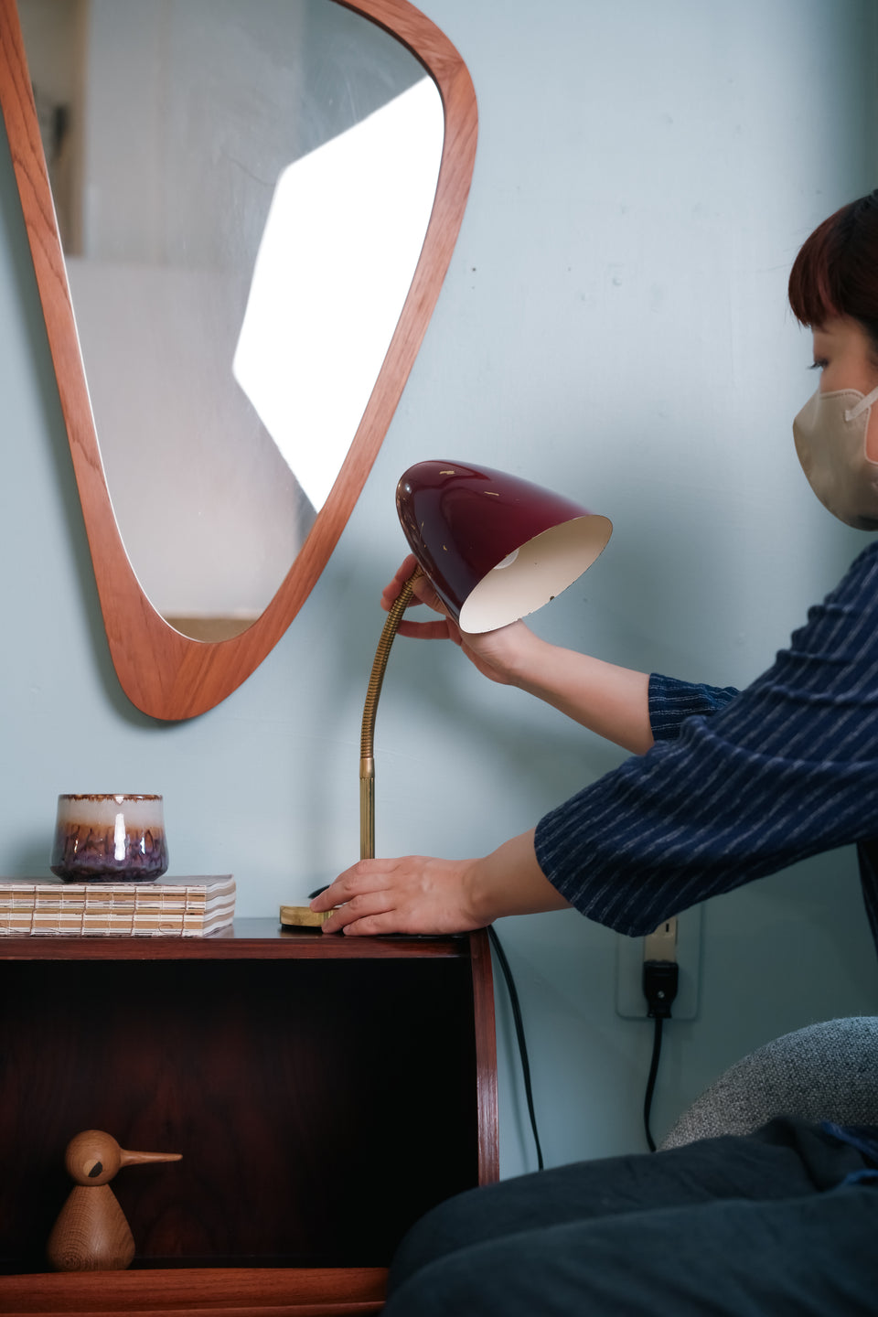 Euro Vintage Gooseneck Table Lamp/ヨーロッパヴィンテージ グースネックテーブルランプ