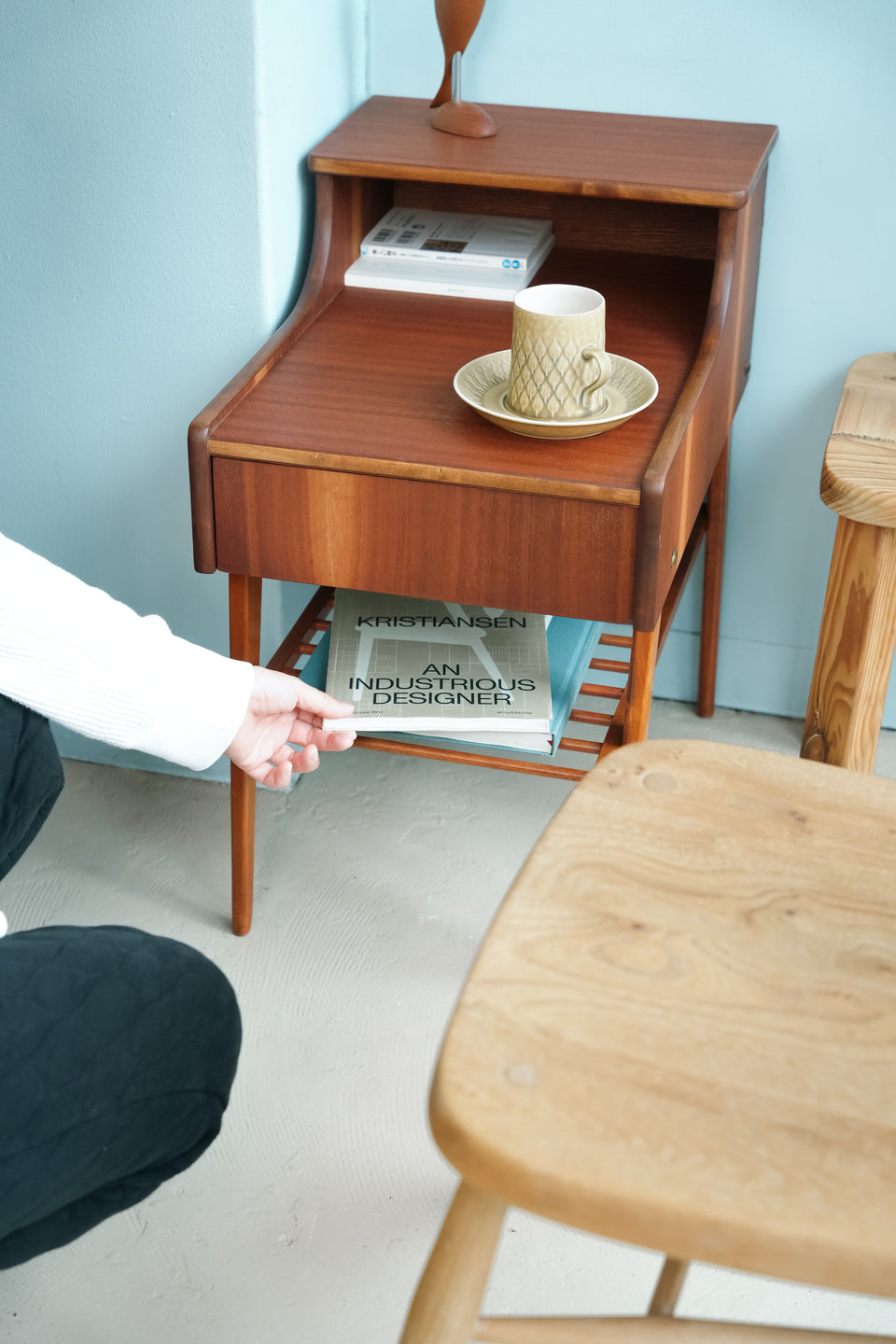 Ferdinand Lundquist AB Bedside Table Swedish Vintage/スウェーデンヴィンテージ ベッドサイドテーブル チェスト 北欧家具