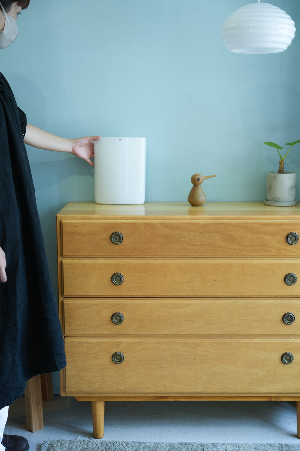 Finnish Vintage Asko Anjala 4drawer Chest Olli Borg/フィンランドヴィンテージ アスコ 4段チェスト オッリ・ボルグ 北欧家具