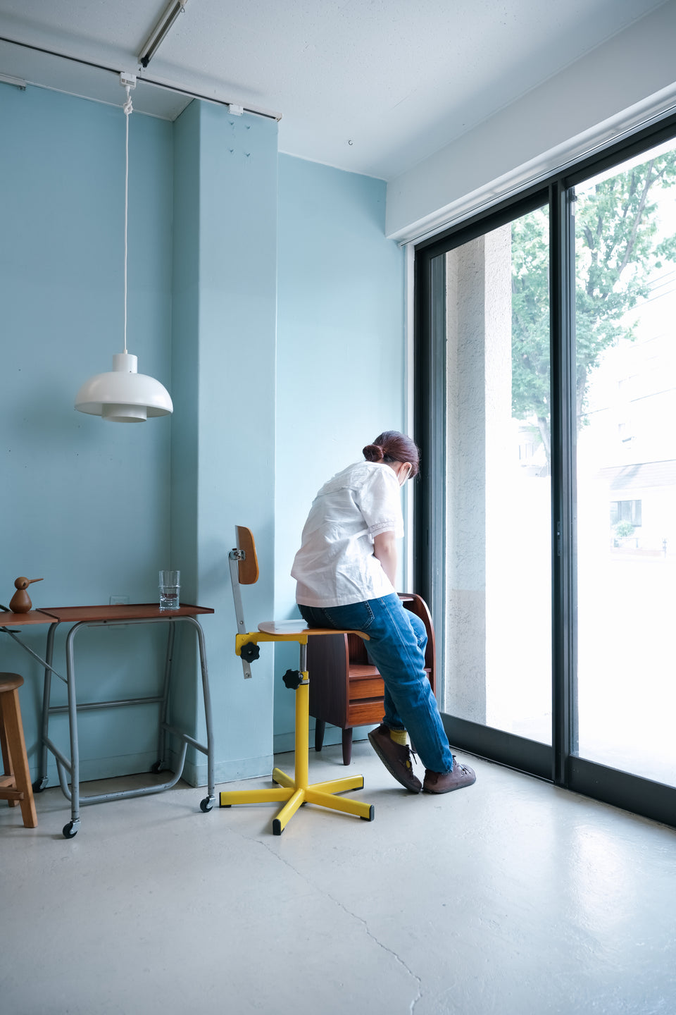 French Vintage Drafting Chair/フランスヴィンテージ ドラフティングチェア
