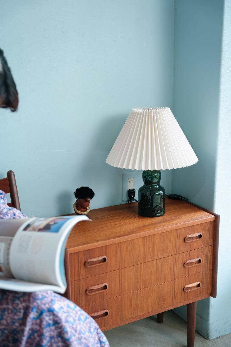 Granna Glasbruk Table Lamp Swedish Vintage/スウェーデンヴィンテージ テーブルランプ ガラス
