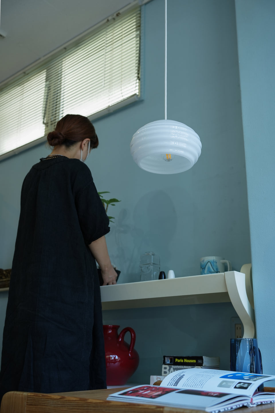 Holmegaard Pendant Light New Wave Verner Panton/ホルムガード ペンダントライト ヴェルナー・パントン ガラス 照明 デンマーク 北欧デザイン