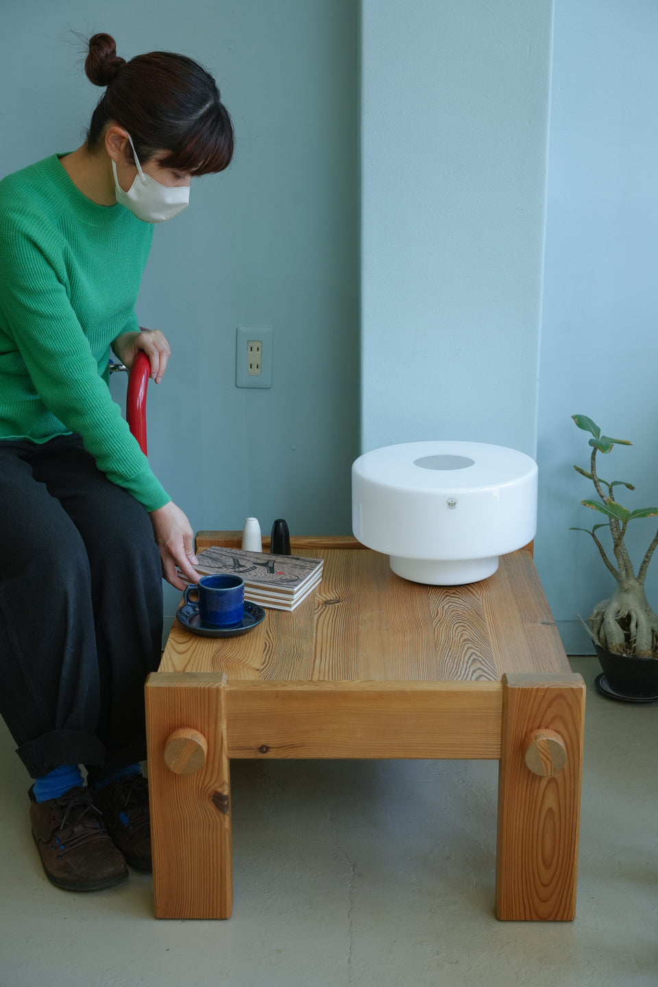 Holmegaard Two Way Table Lamp Halskov & Dalsgaard/ホルムガード ガラス テーブルランプ デンマークデザイン