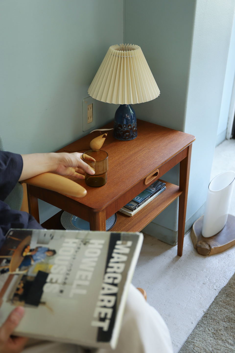 スウェーデンヴィンテージ サイドチェストテーブル 北欧家具/Swedish Vintage Björkås Möbelfabrik Side  Chest Table – FURUICHI/古一