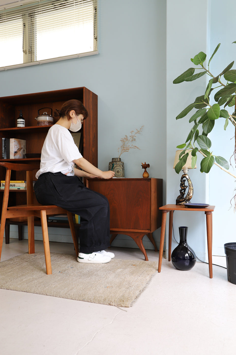 US Midcentury Vintage Night Stand Cabinet/アメリカヴィンテージ ナイトスタンド サイドテーブル サイドテーブル キャビネット ミッドセンチュリー